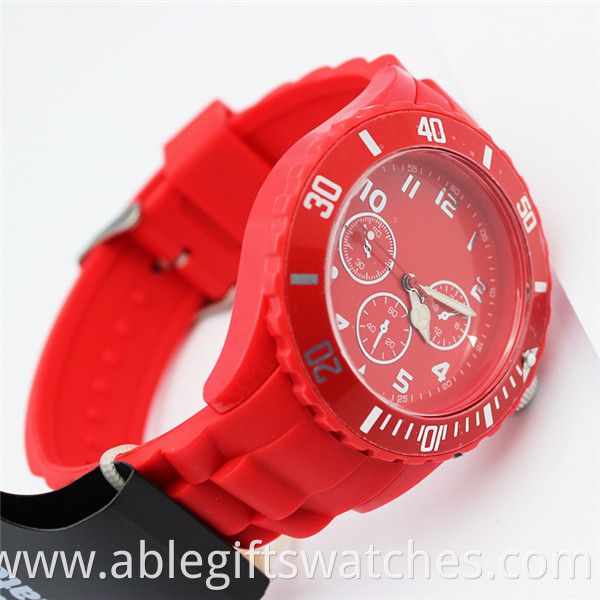 ice red color watches 